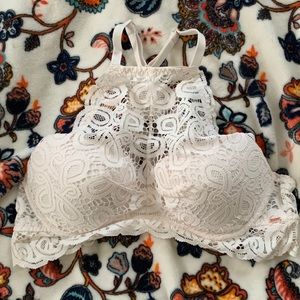 PINK lace bralette